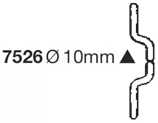 Электрод изогнутый 10 мм TECNA 7526 Аппараты сварки труб